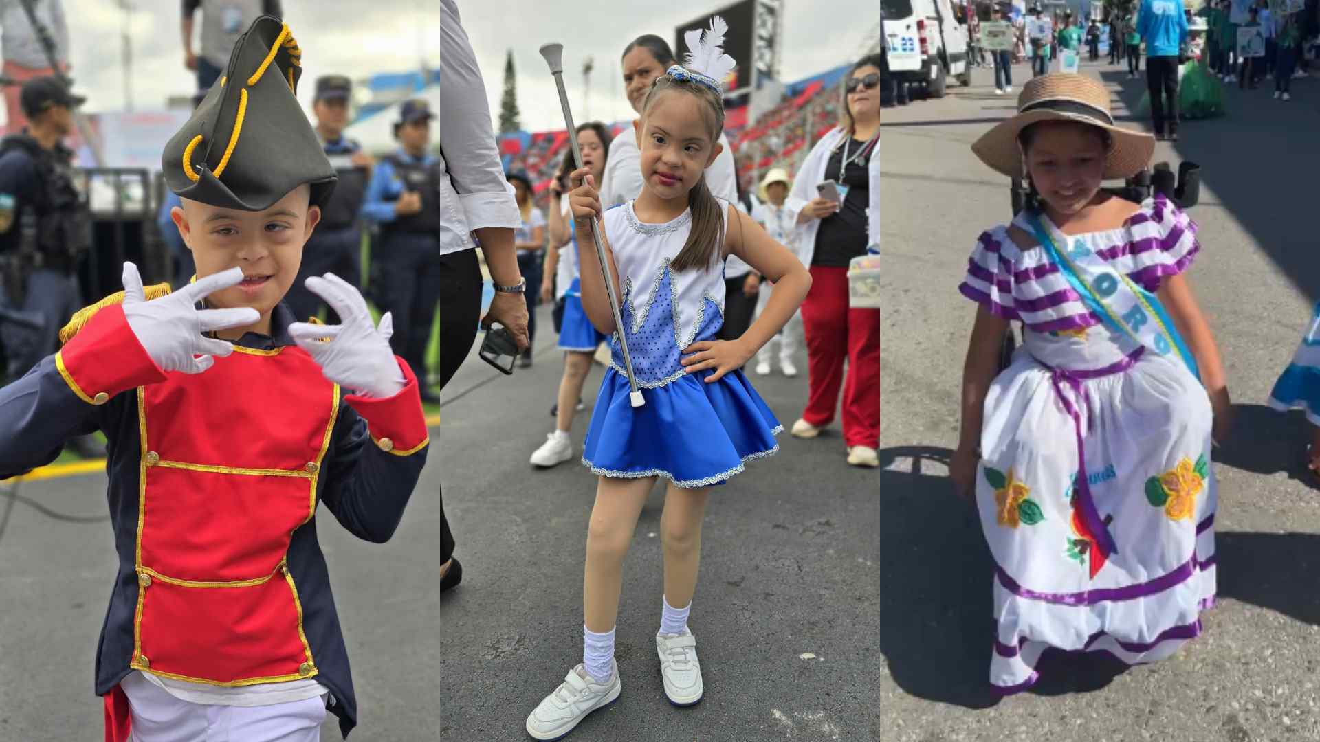 Inclusión en los desfiles patrios por el 202 aniversario de Honduras