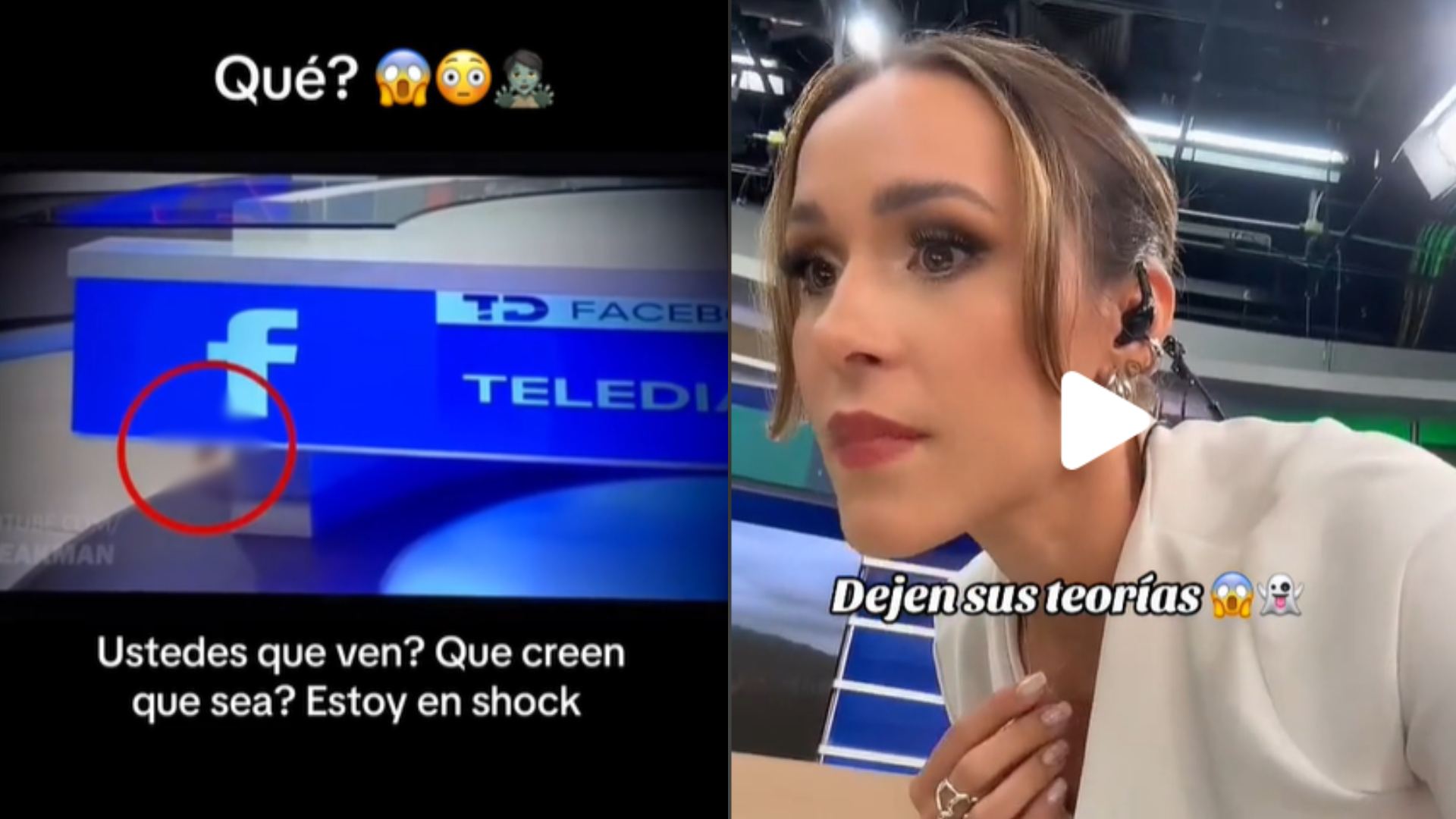 Captan fantasma en pleno noticiero (VIDEO)
