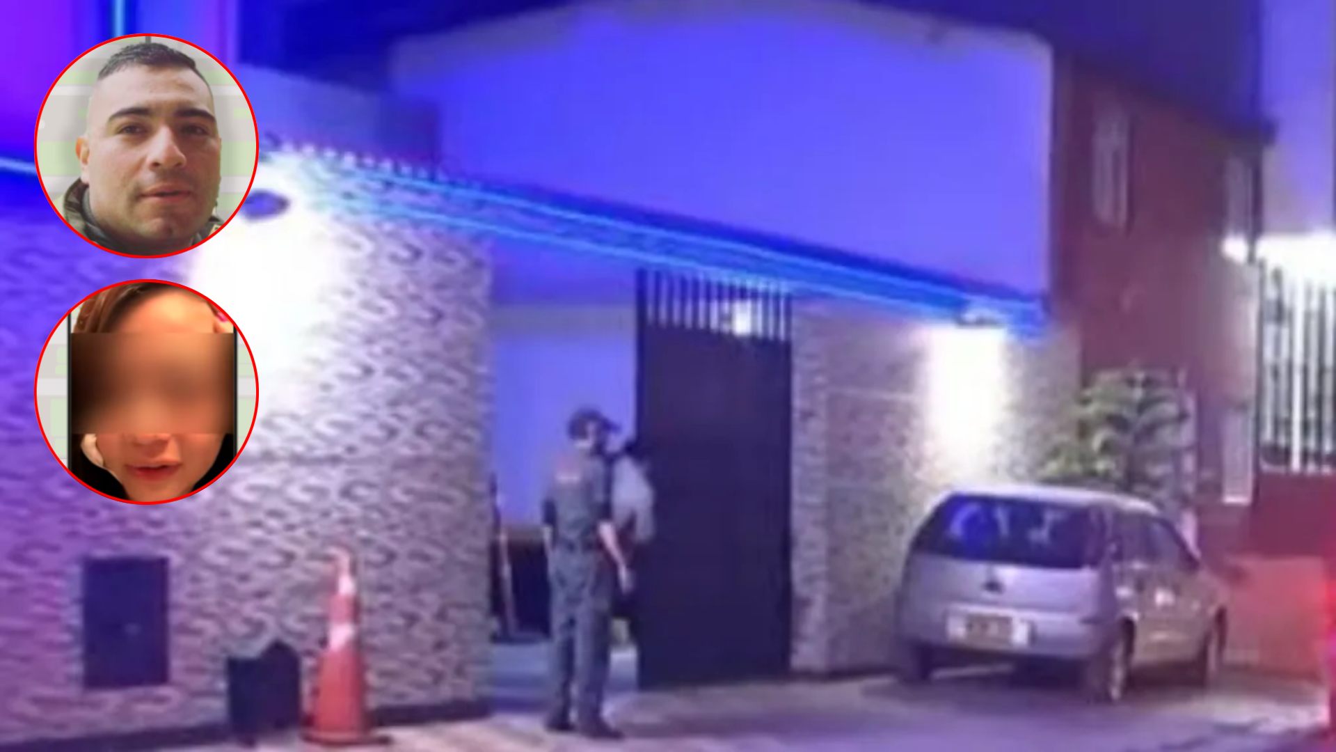 policía motel amante esposa