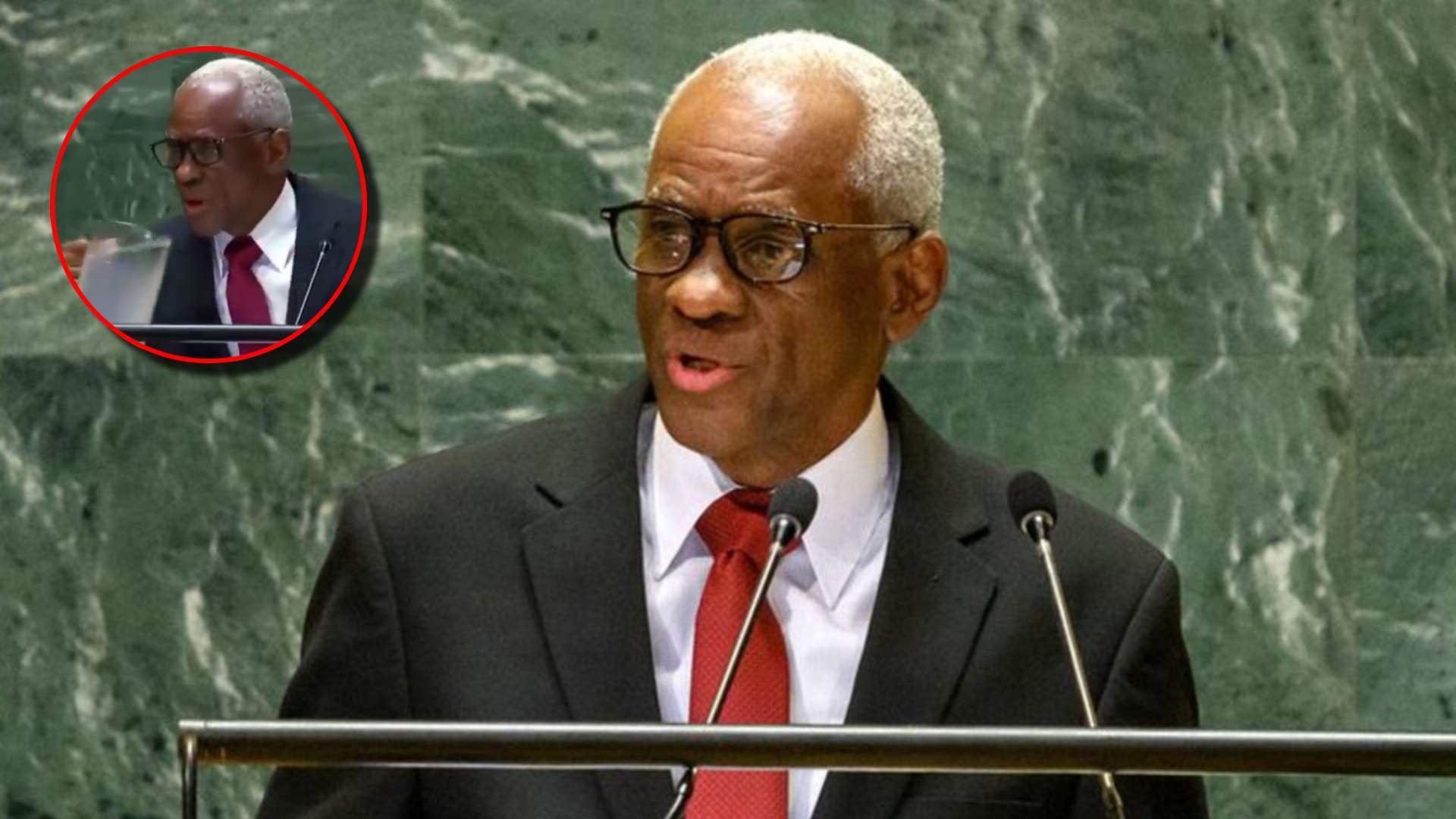 Presidente de Haití protagoniza inusual momento en la ONU