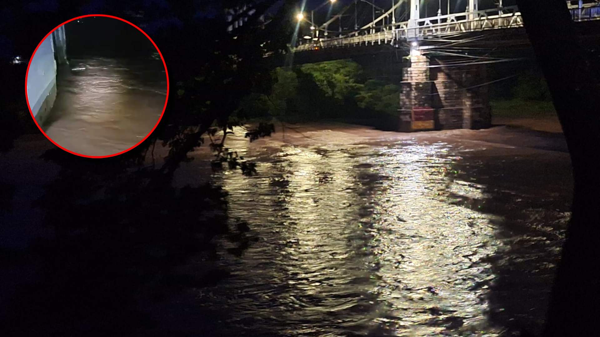 Filtración del río Choluteca afecta al menos cien personas en la capital