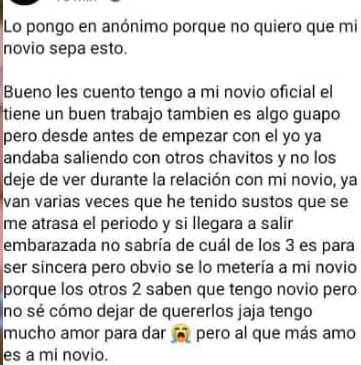 confesión anónimo