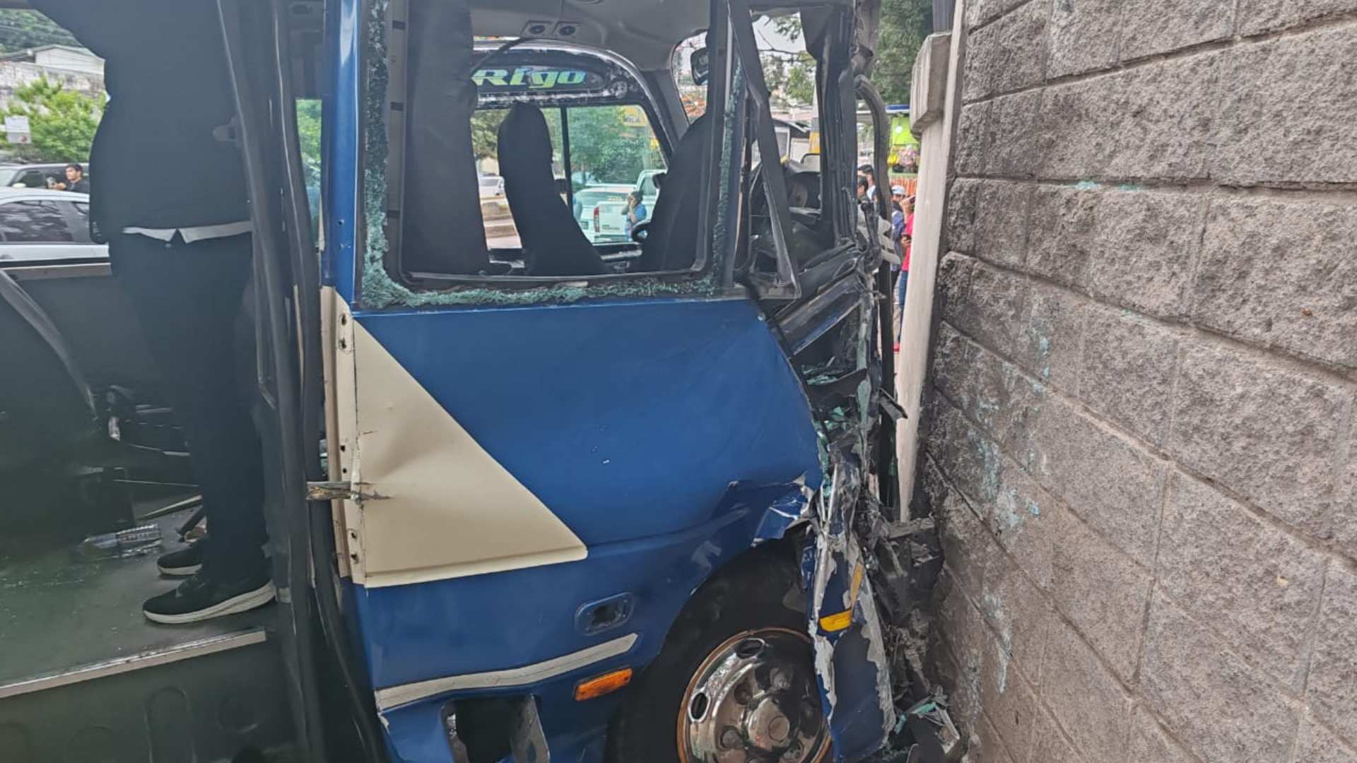 Accidente rapidito en Hospital Escuela