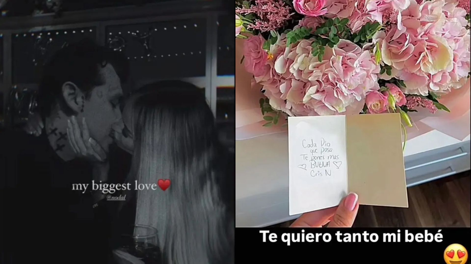 La supuesta amante de Nodal publica fotos de los obsequios que recibe.