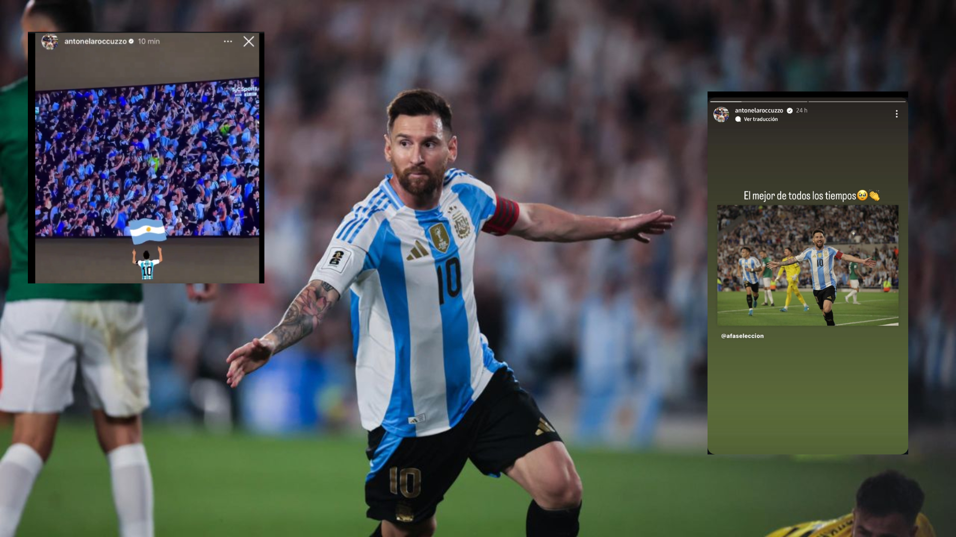 Antonela y Messi