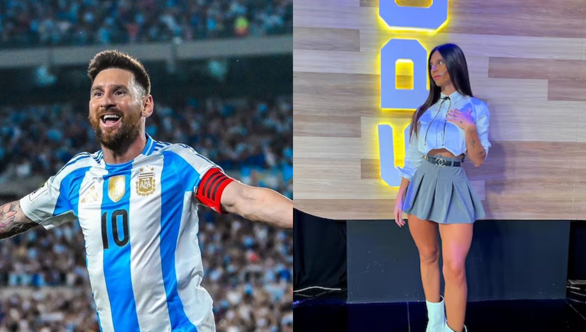 Bianca Silva la periodista que predijo el Hat-Trick de Messi
