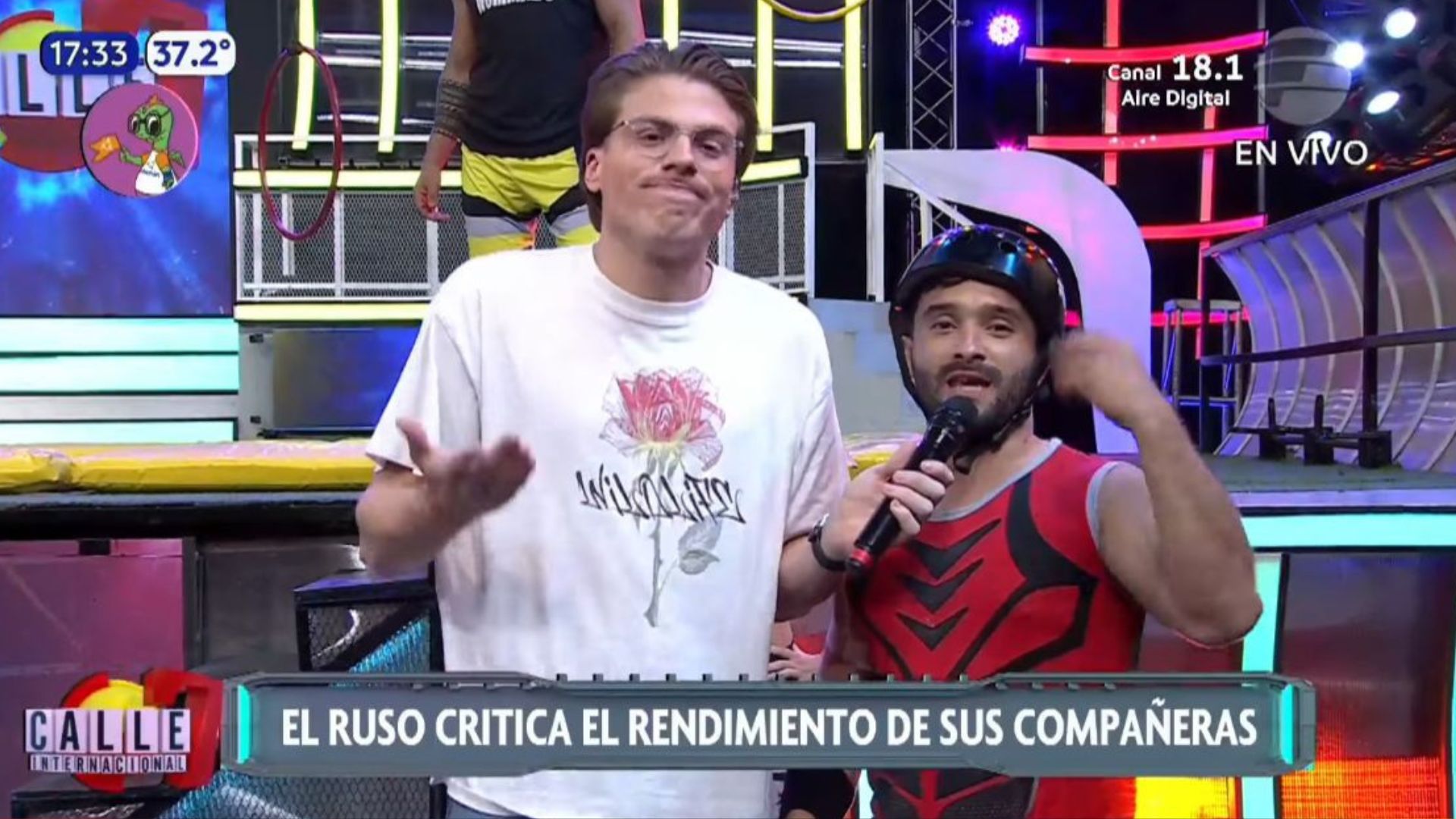 'El Ruso' arremete contra sus compañeras de equipo en Calle 7 Internacional
