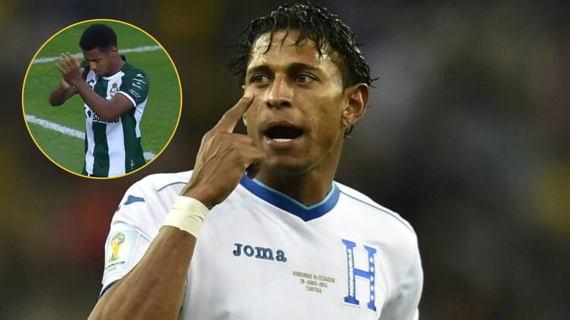 Esta fue la reacción de Carlo Costly a gol de Choco Lozano con el Santos Laguna
