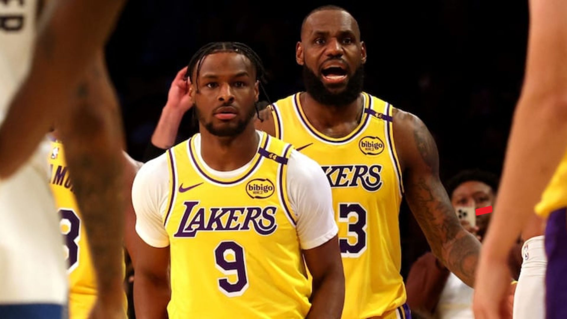 LeBron James y su hijo