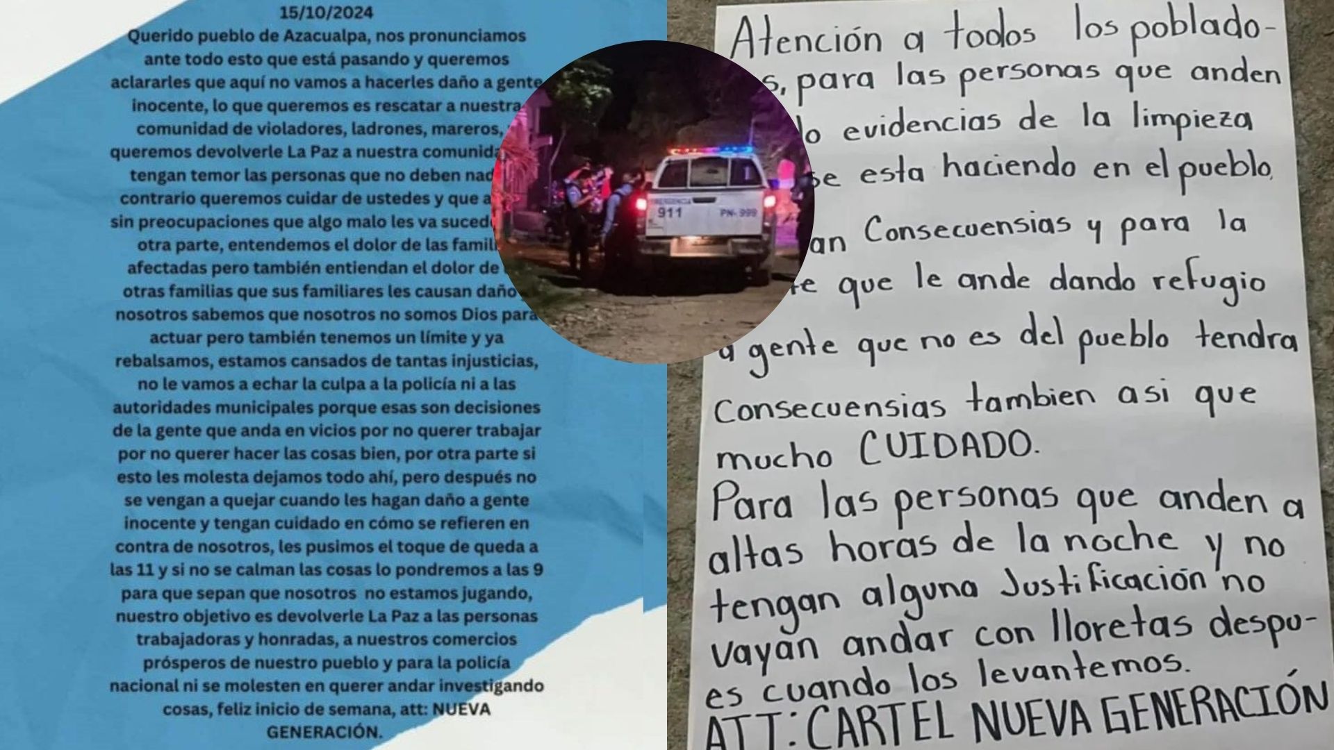 Cártel Nueva Generación Santa Bárbara