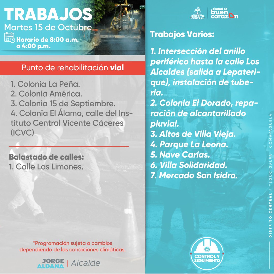 calles cerradas