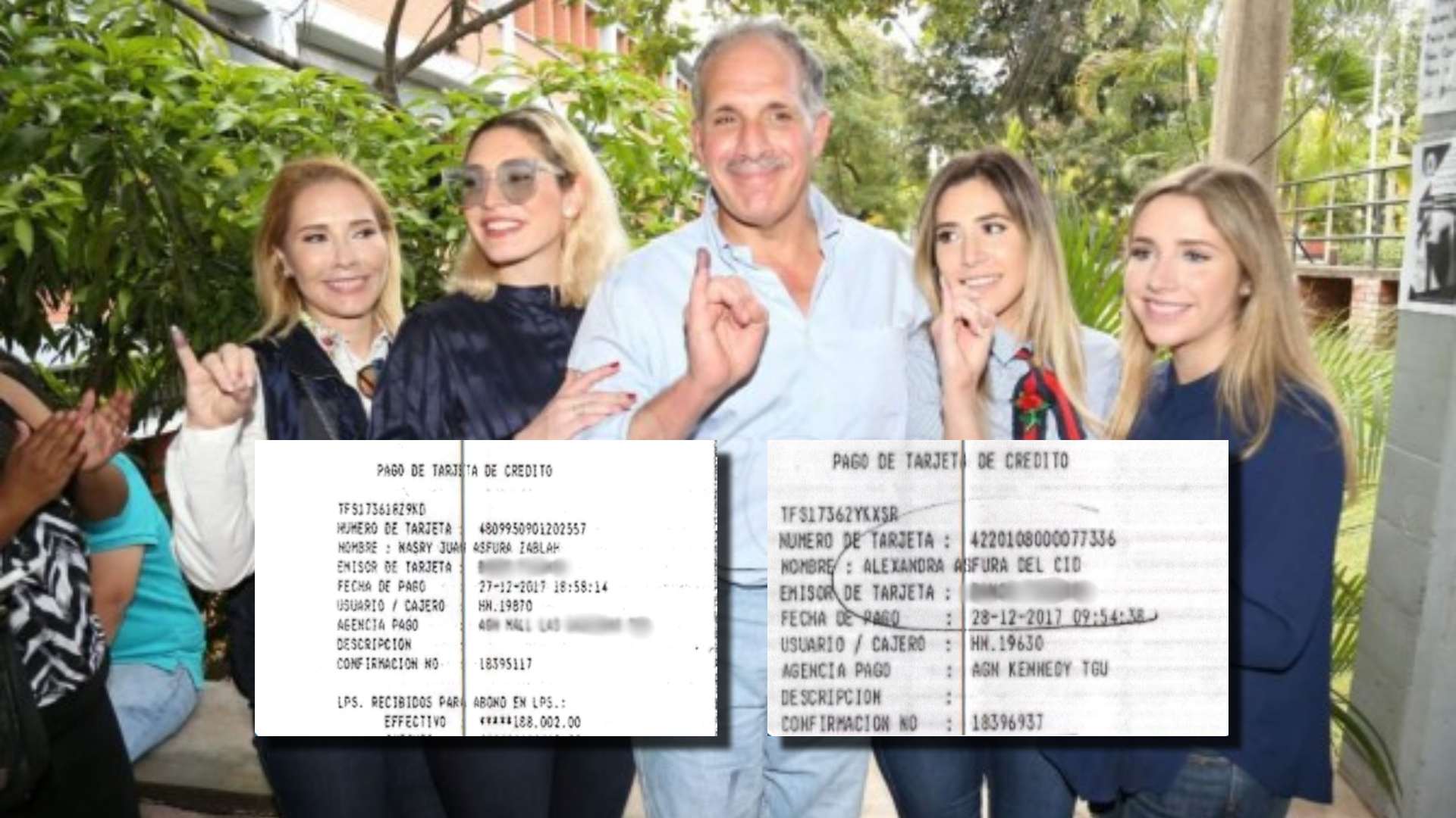 Nasry Asfura desvió fondos para pagar tarjetas de sus hijas