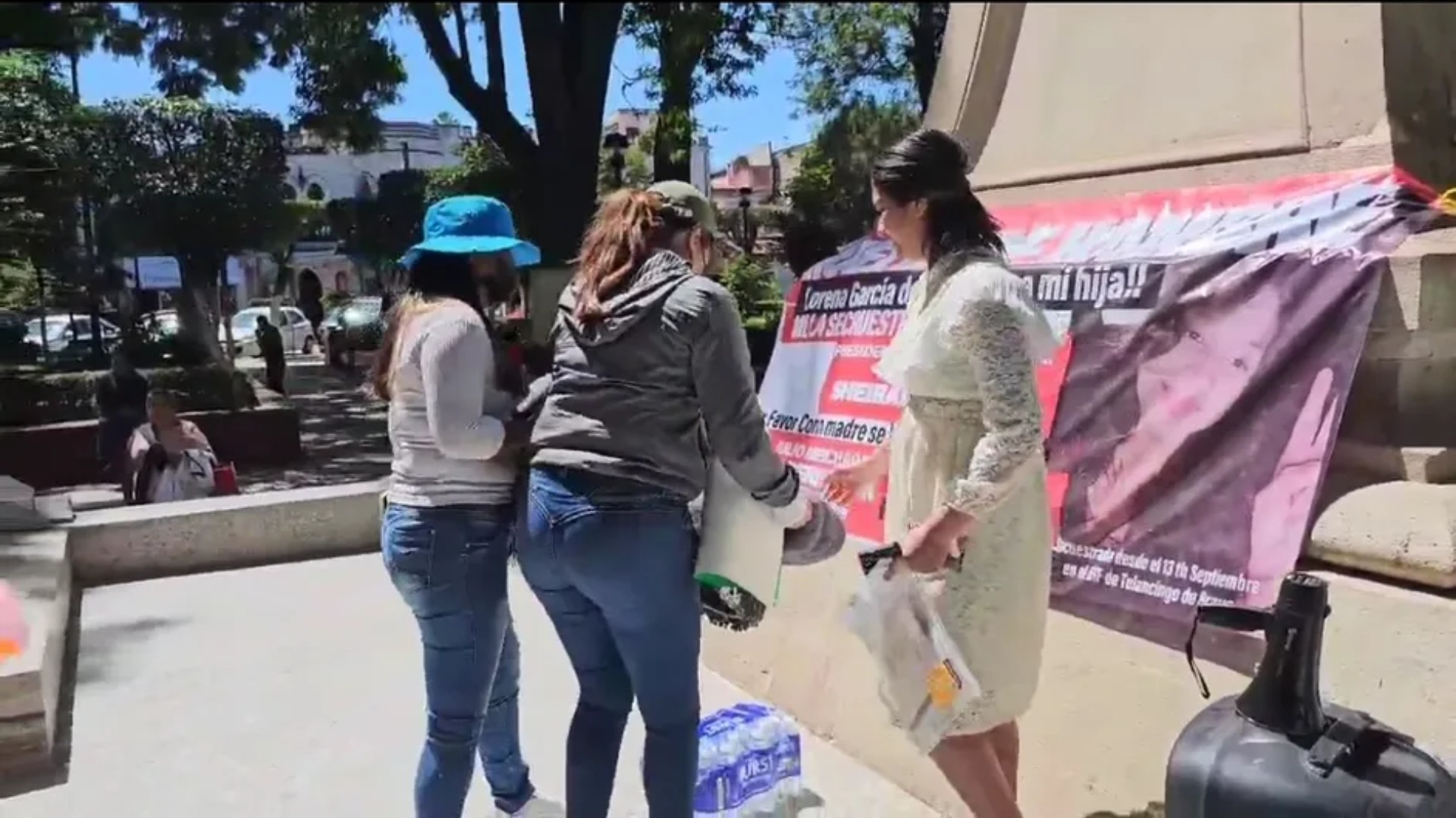 Helen Urbina hondureña en México huelga hija