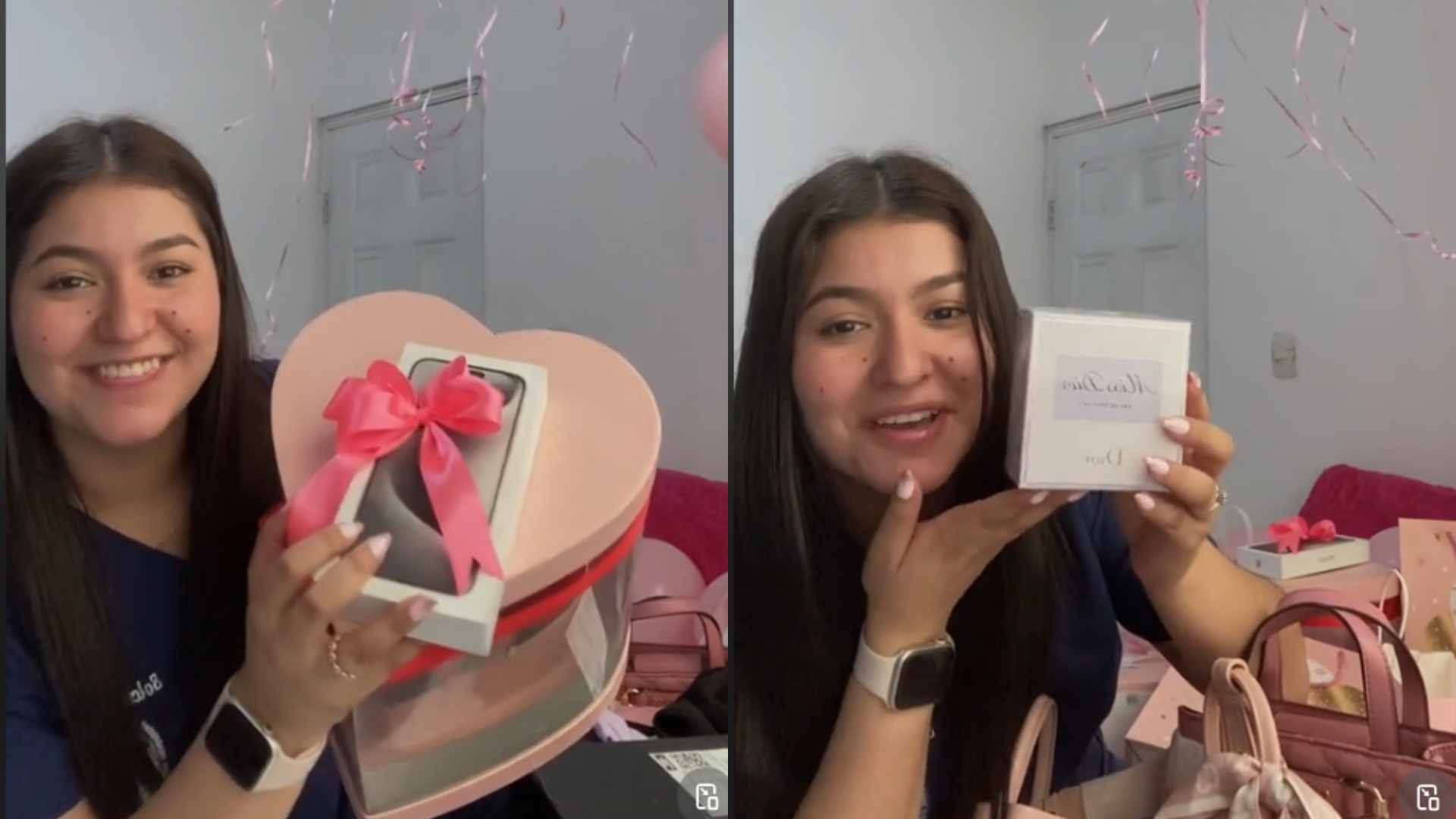 hondureña recibe regalos costosos