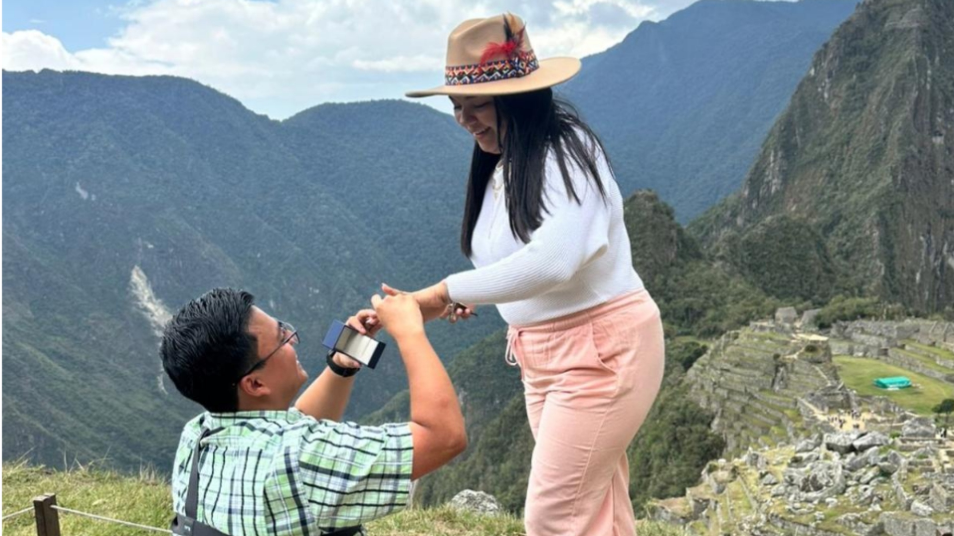 Hondureña en Machu Picchu