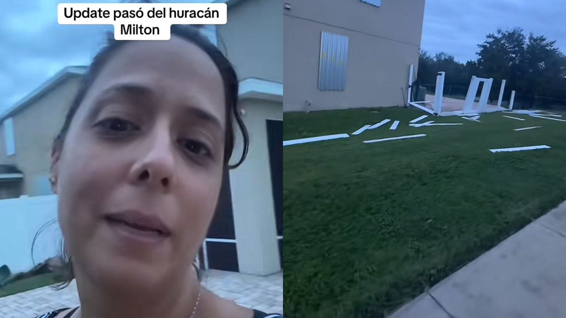 Vivi, la mujer que se quedó en la zona de peligro del huracán Milton y muestra actualizaciones en video cada hora.Las actualizaciones de Vivi, que incluyen imágenes del fuerte viento y el cielo cambiando de color, han generado ansiedad entre sus seguidores, quienes temen por la seguridad de su familia.