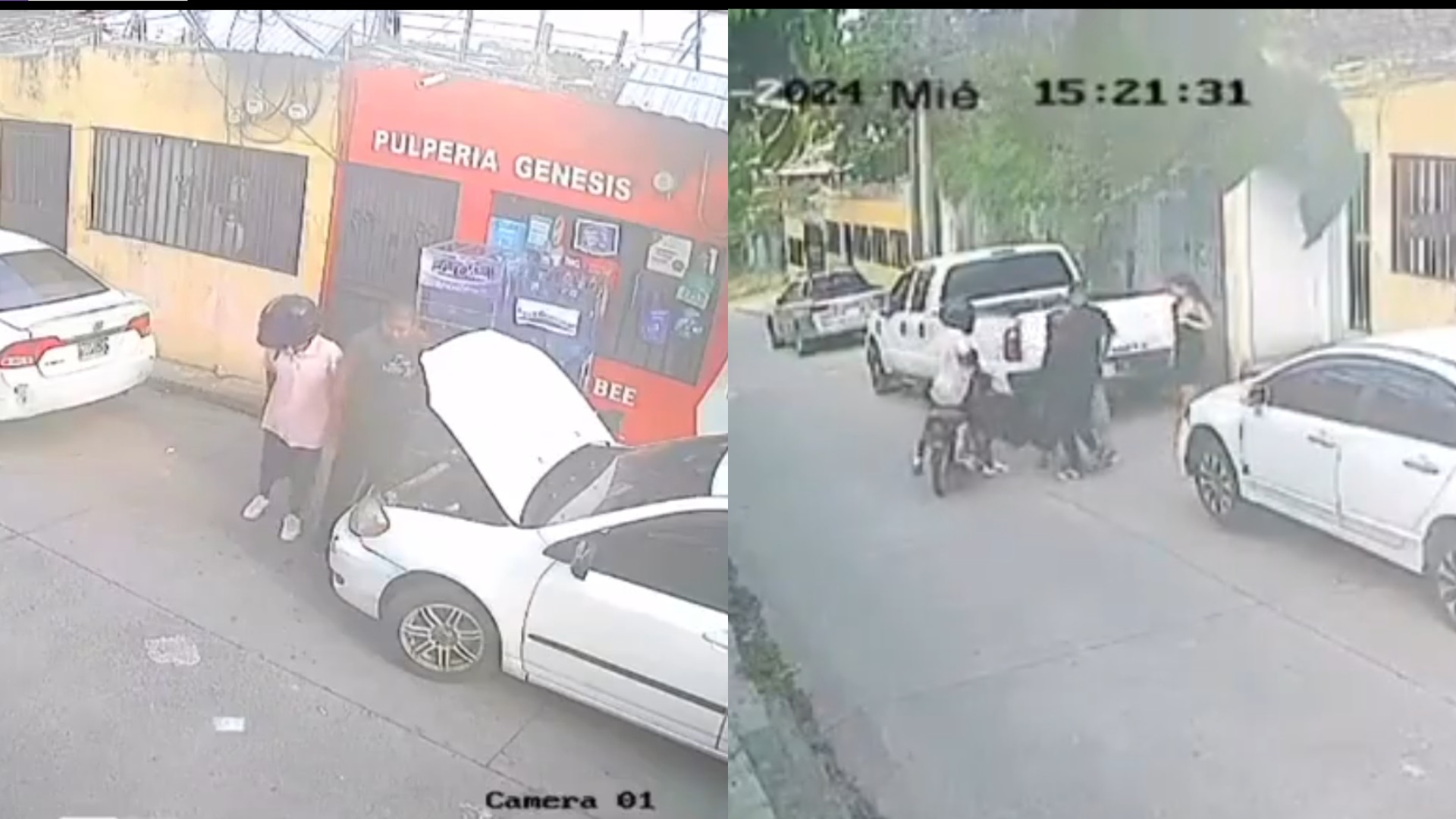 Cámara de seguridad ladrón Comayagüela