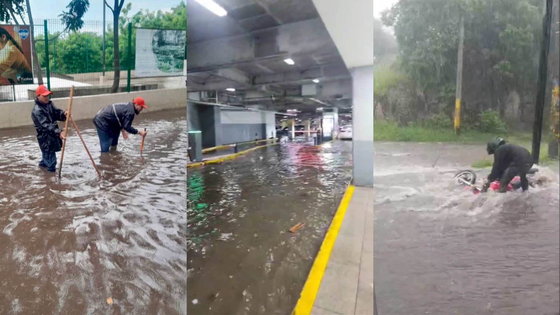 Lluvias en la capital sorprendieron a los hondureños este martes