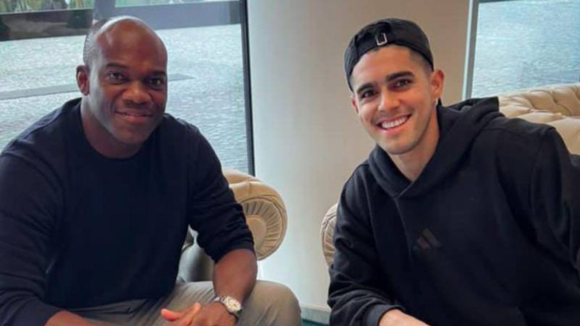 David Suazo visita a Luis Palma
