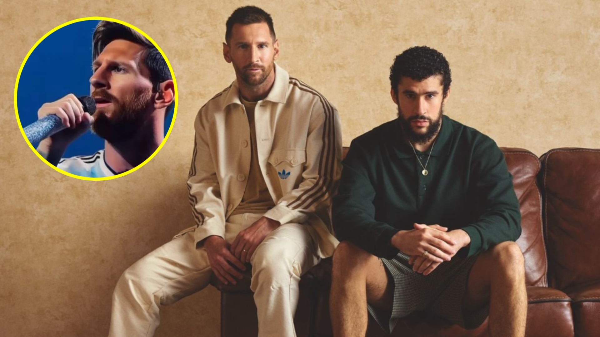 Messi y Bad bunny