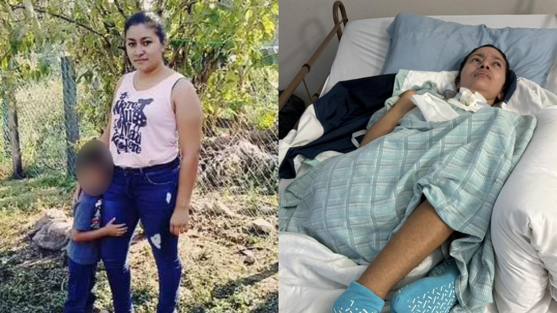 Familiares solicitan ayuda para migrante hondureña que está en estado vegetal luego de un ataque de su expareja en Estados Unidos