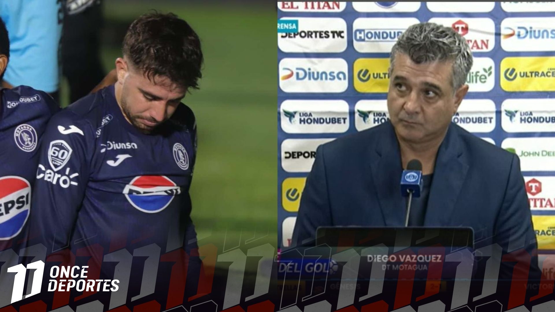 ¿Sus últimos días? Diego Vázquez sobre la cuerda floja en Motagua