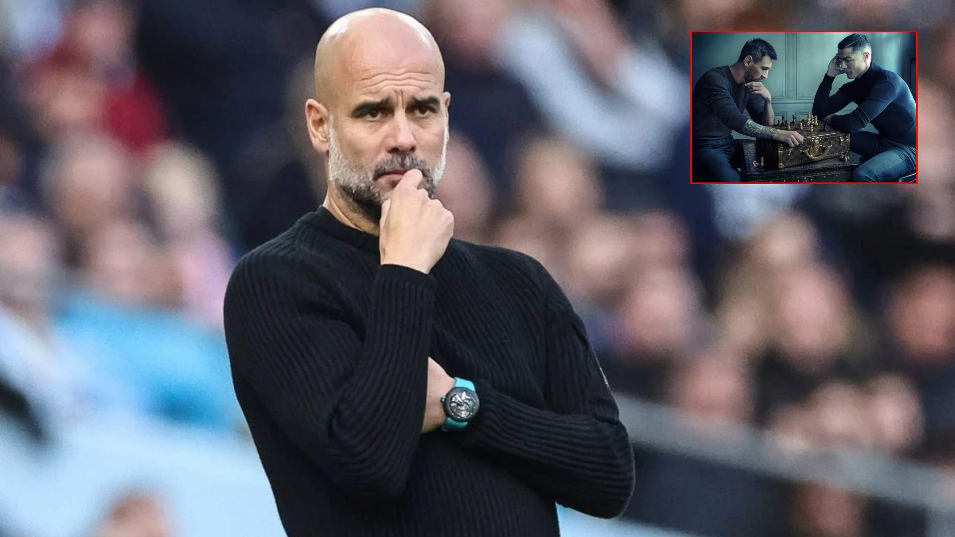 Pep Guardiola Messi Cristiano
