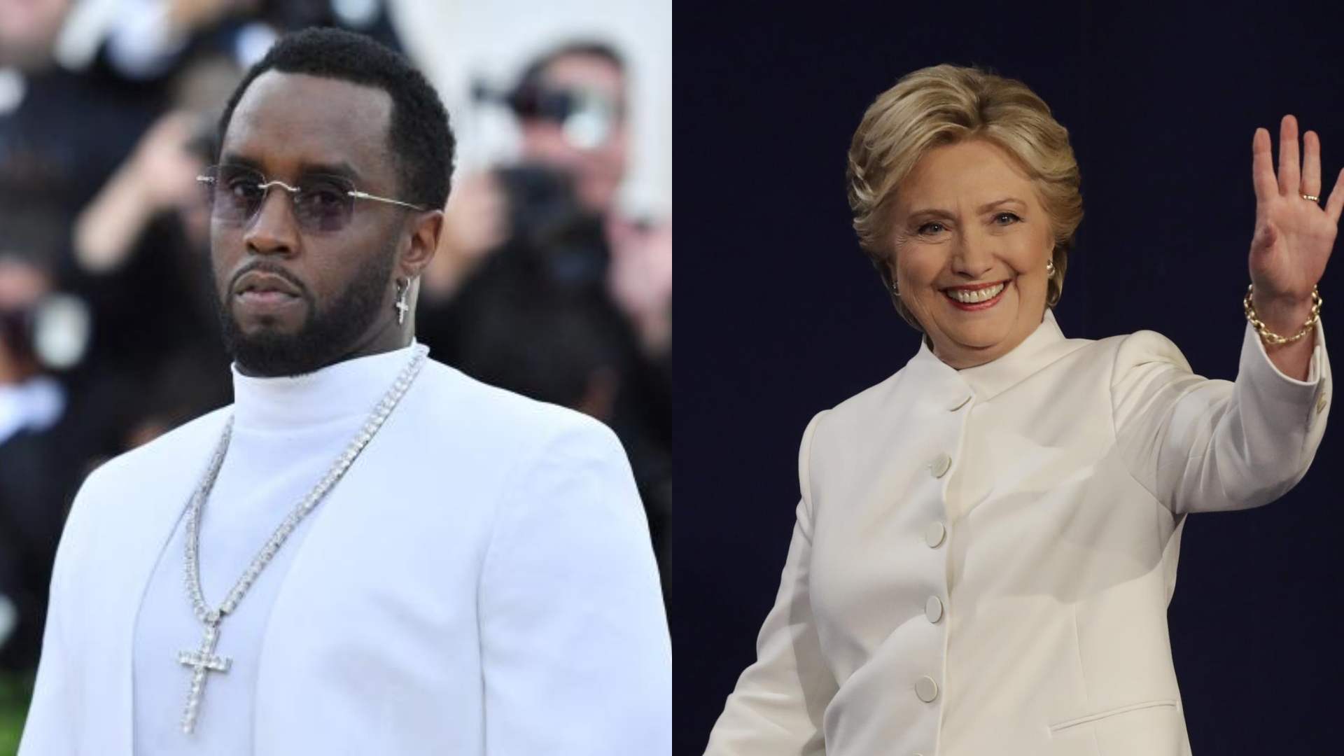 Puff Daddy y Hillary Clinton; revelan video de ella en las fiestas blancas