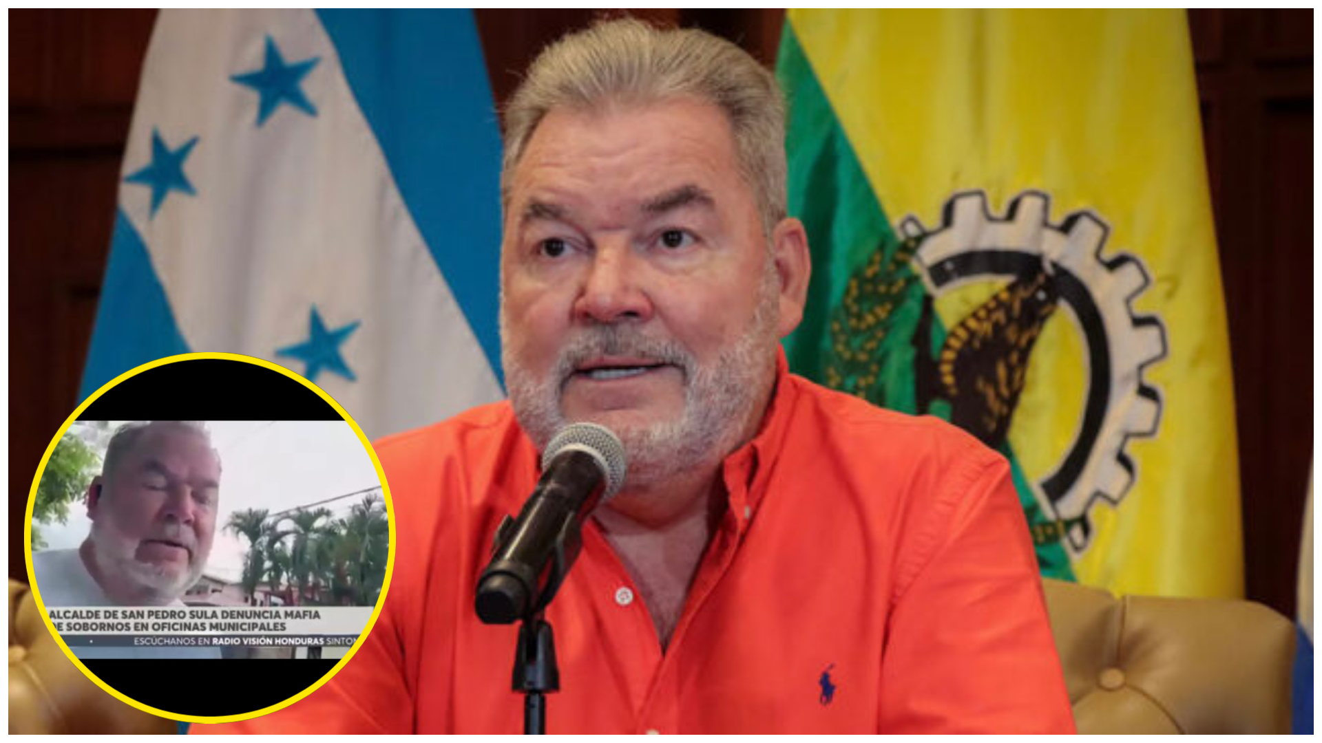 Roberto Contreras hace denuncia.