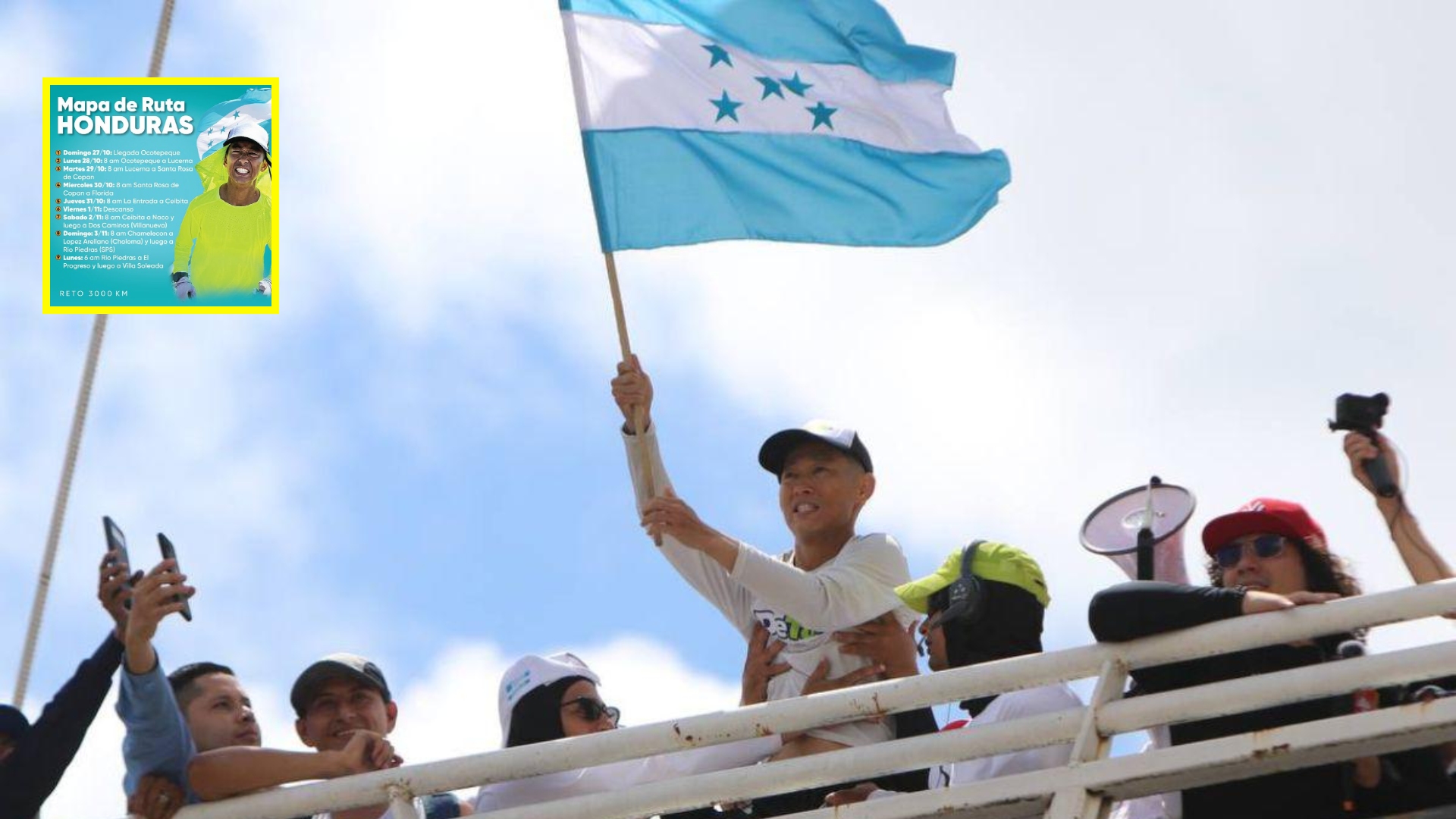 Shin Fujiyama comparte ruta de llegada a Honduras
