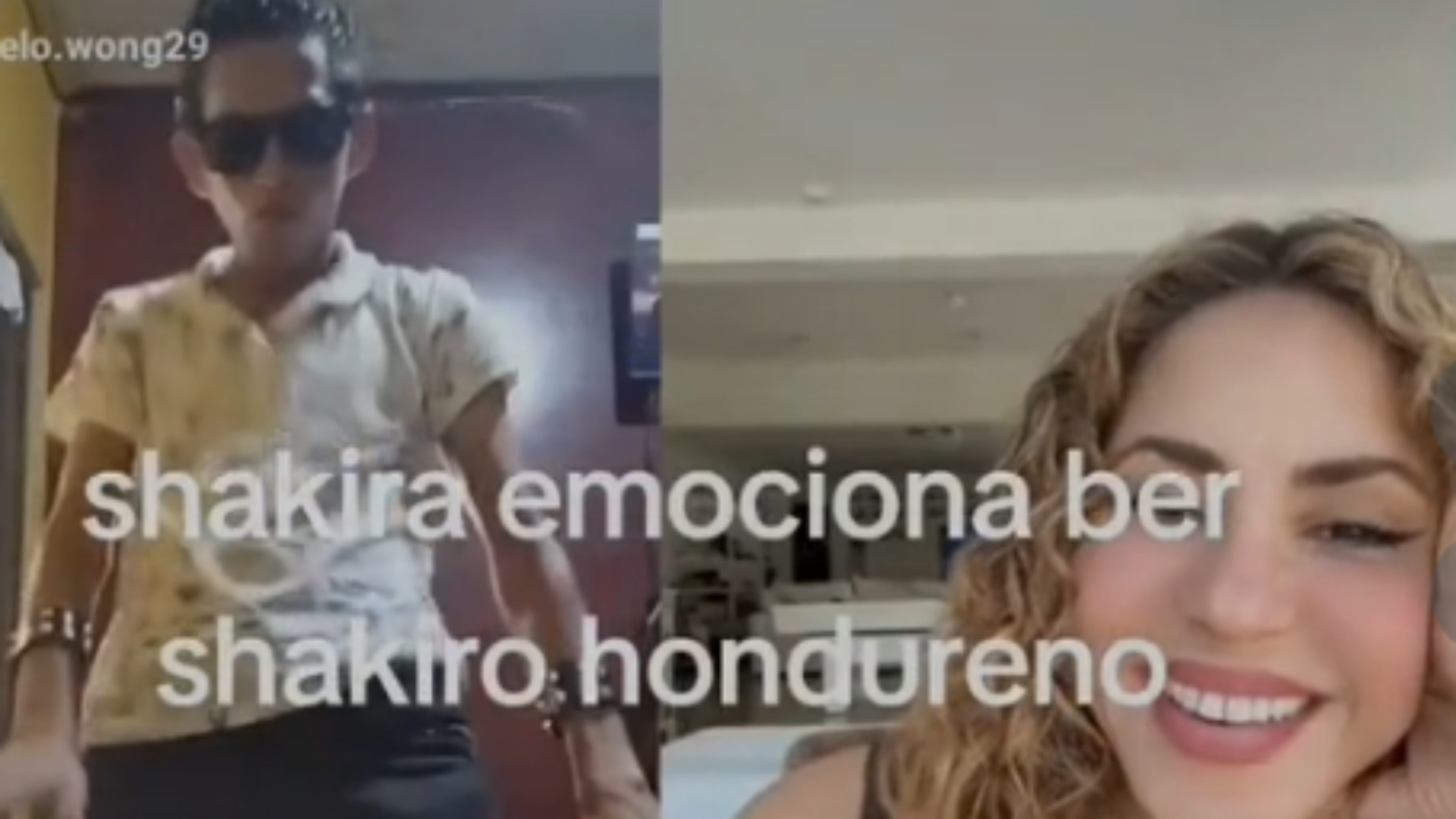Video viral de Shakiro hondureño