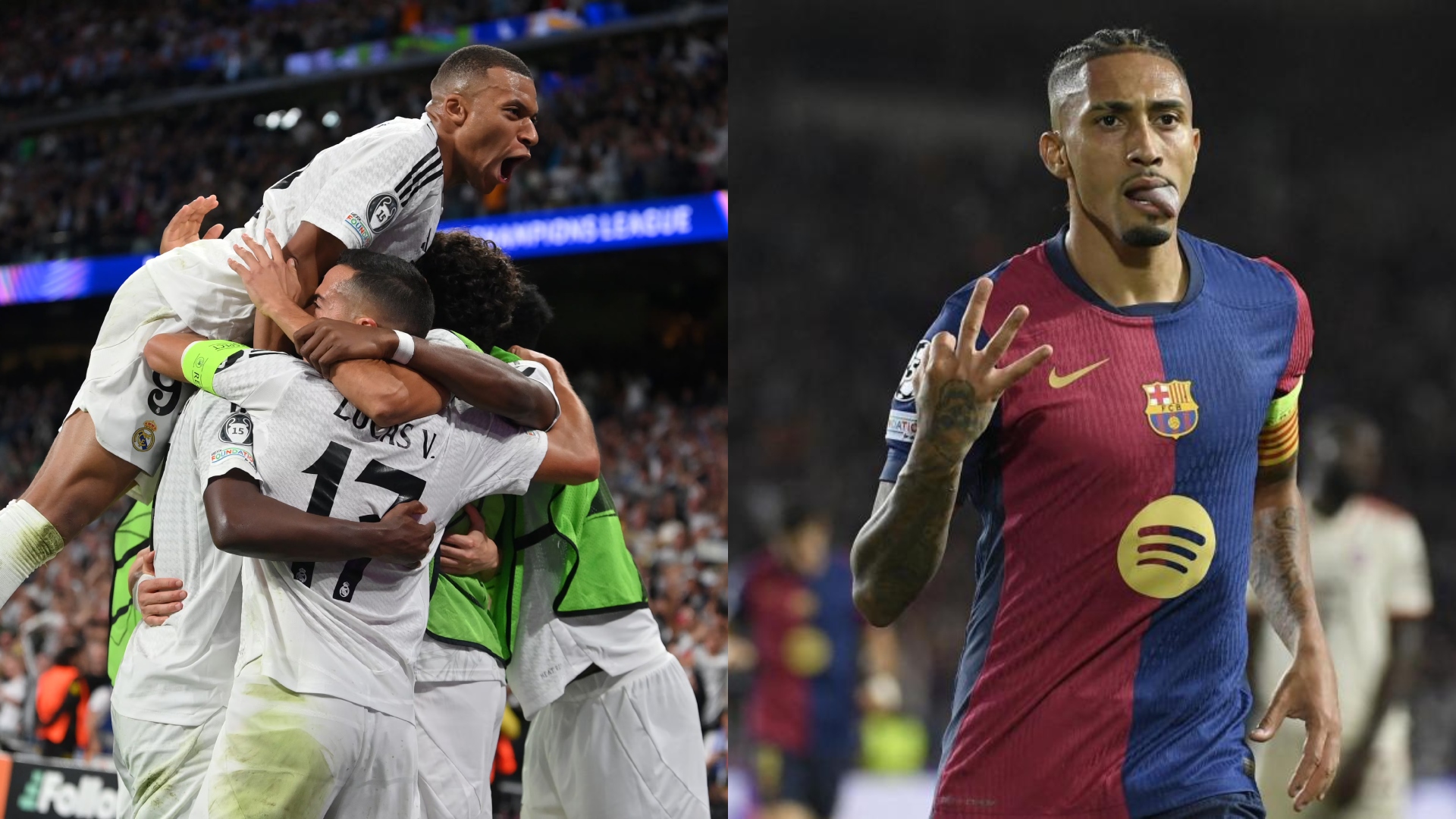 Tabla de posiciones Champions League: Real Madrid y Barcelona se imponen en su tercera jornada