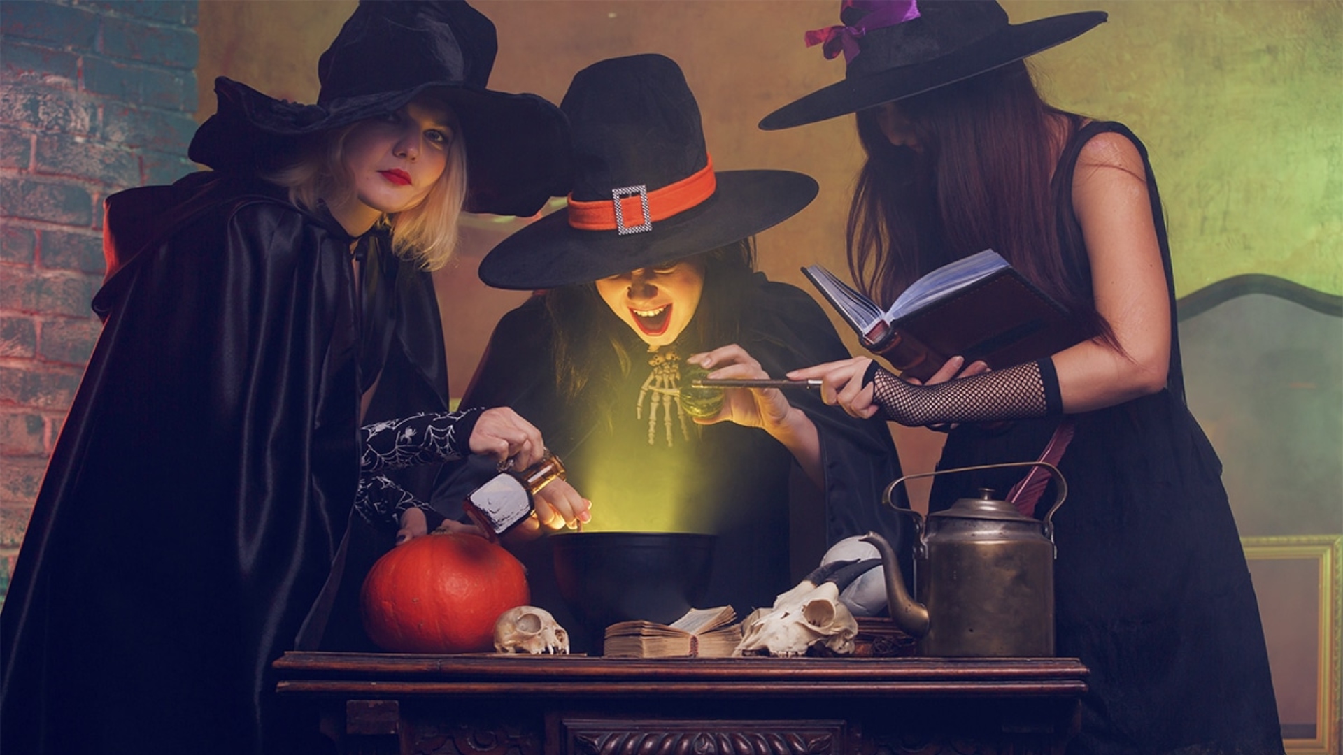 Día de las brujas en octubre