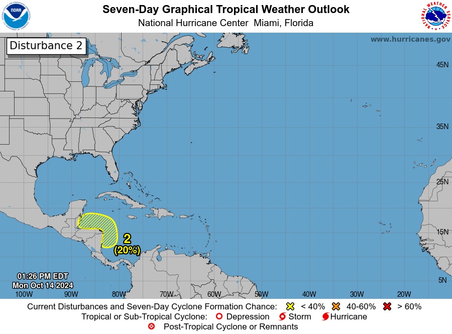 Fenómeno tropical en Honduras; esto reveló el NHC