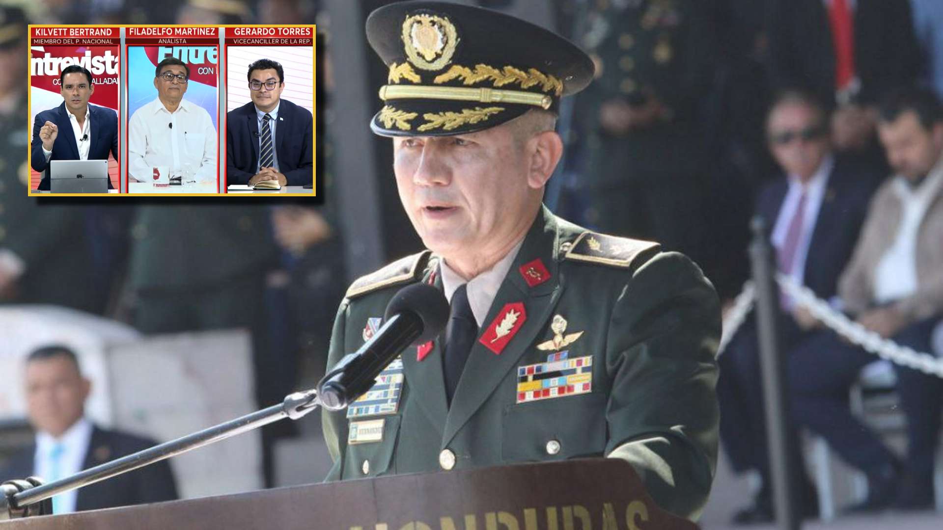 Discurso del general Roosevelt Hernández desata debate en diferentes sectores sociales