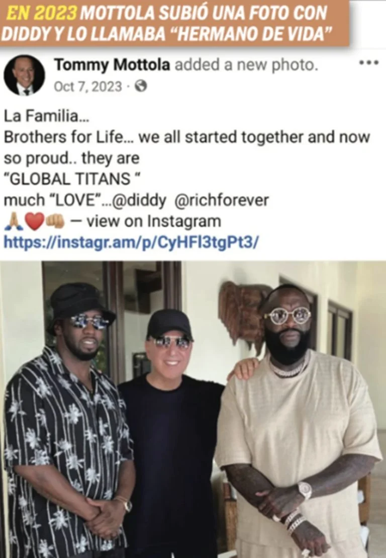 Tommy Mottola Thalía Puff Daddy 
