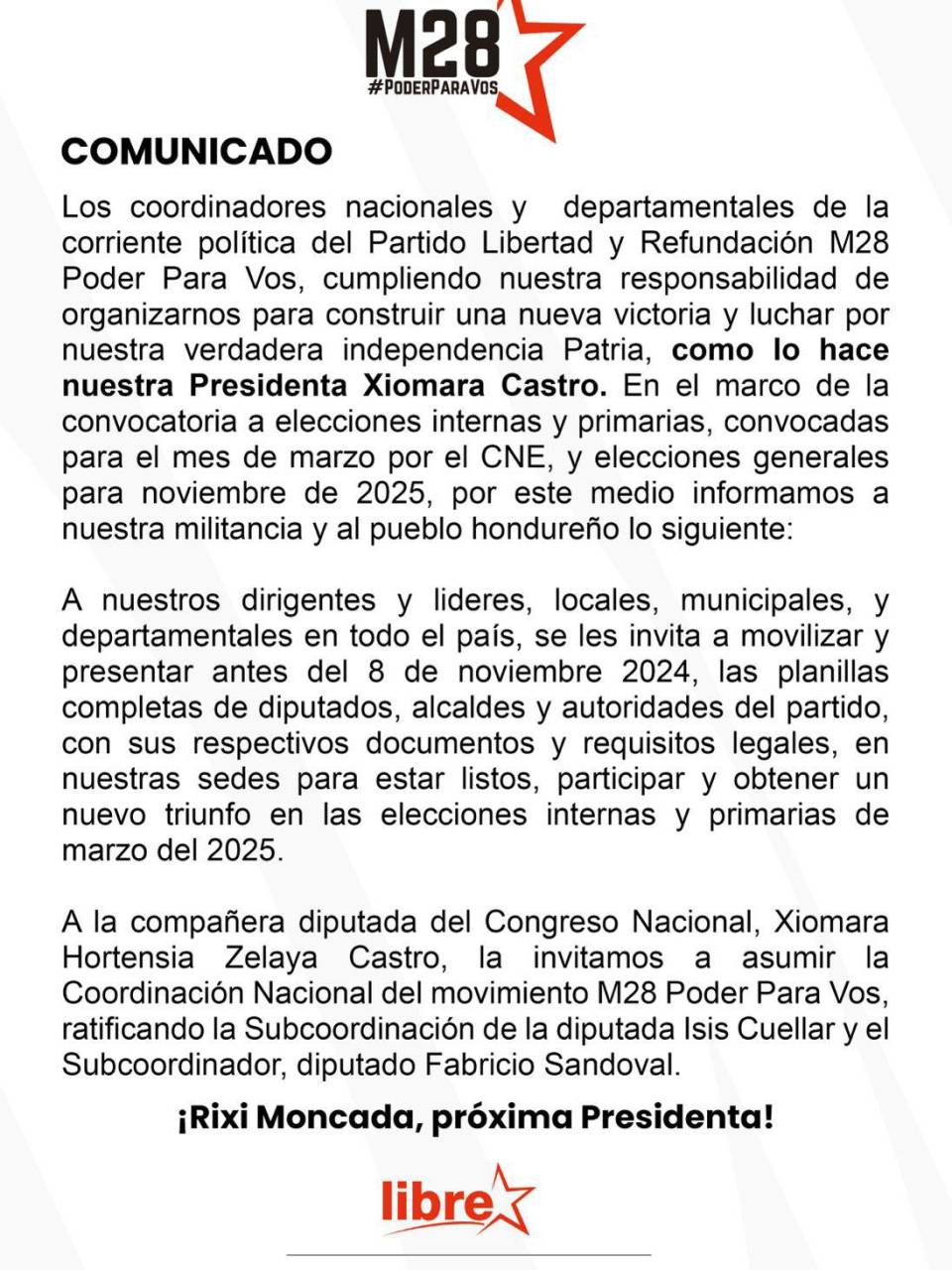 movimiento M28