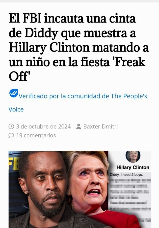 Puff Daddy Hillary Clinton
