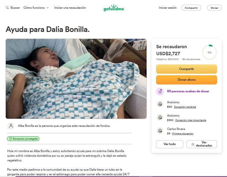 Migrante hondureña 