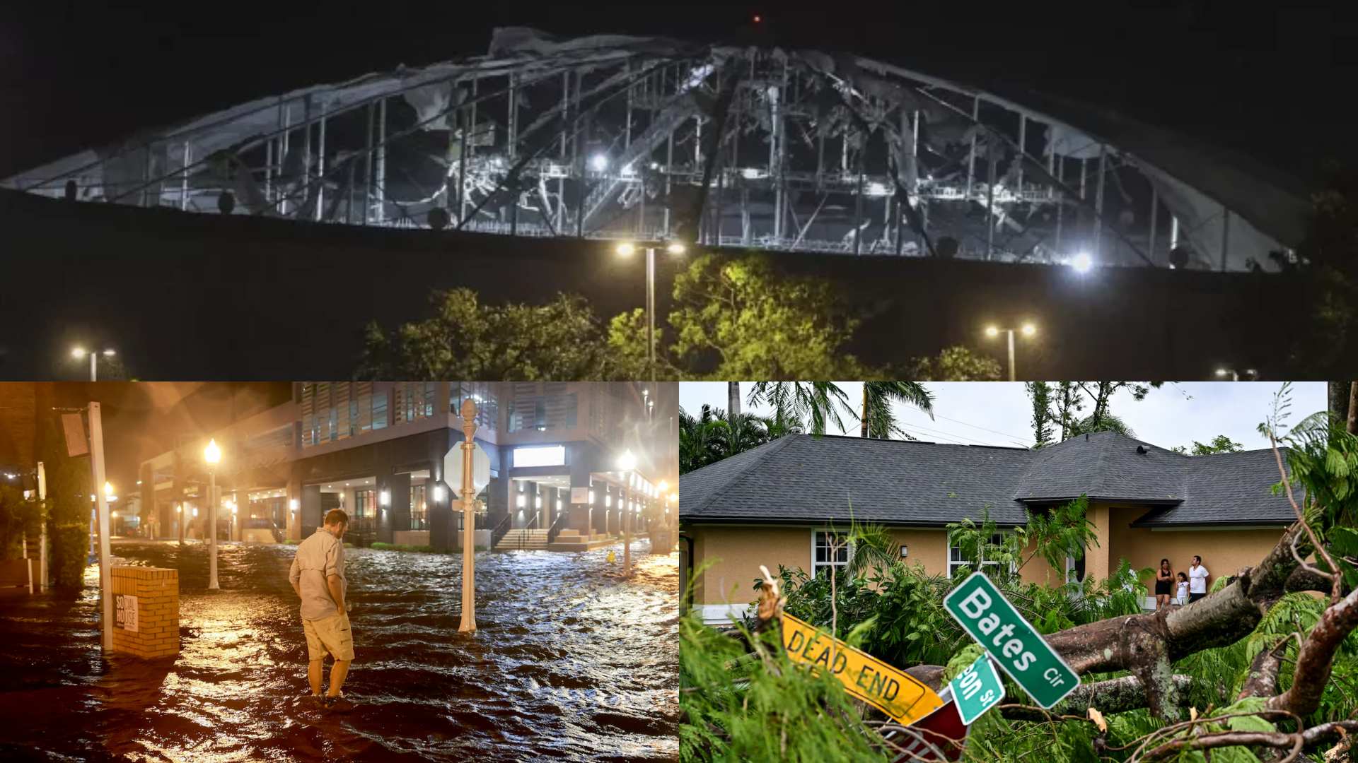 Huracán Milton: Fotos de la destrucción con su paso en Florida