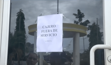 Capturan a hondureño intentando robar dinero de cajero automático en Santa Cruz de Yojoa