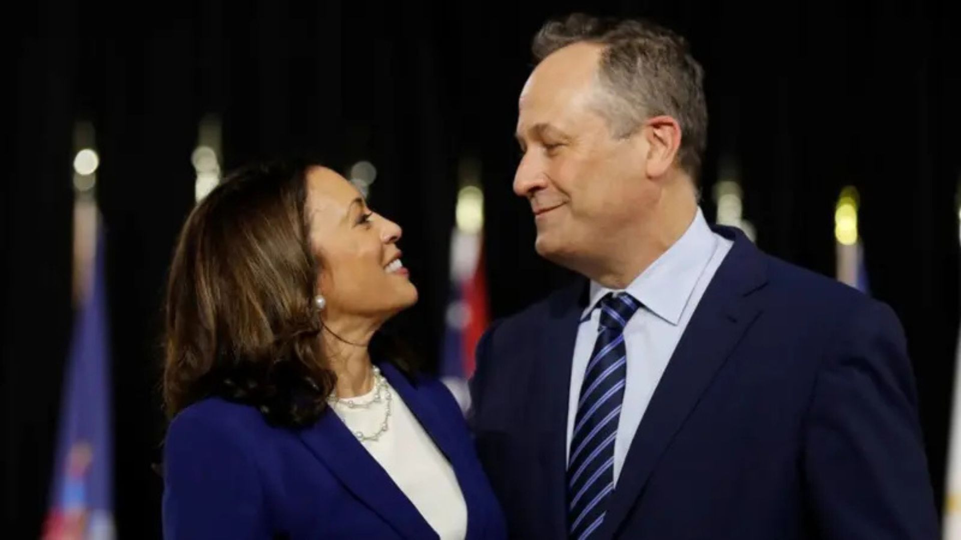 Kamala Harris y Doug Emhoff.