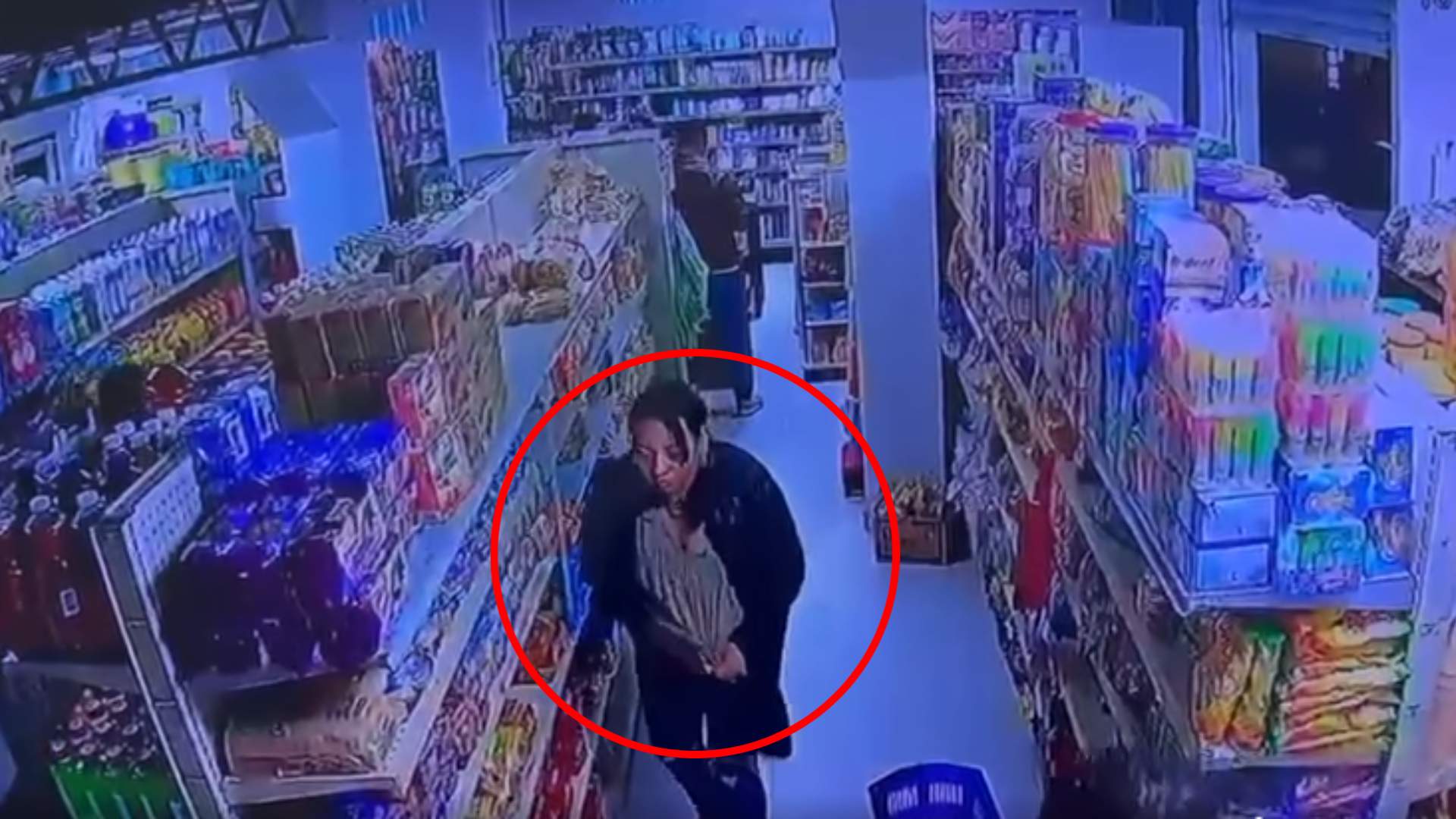 Robo supermercado en Gracias; video aquí