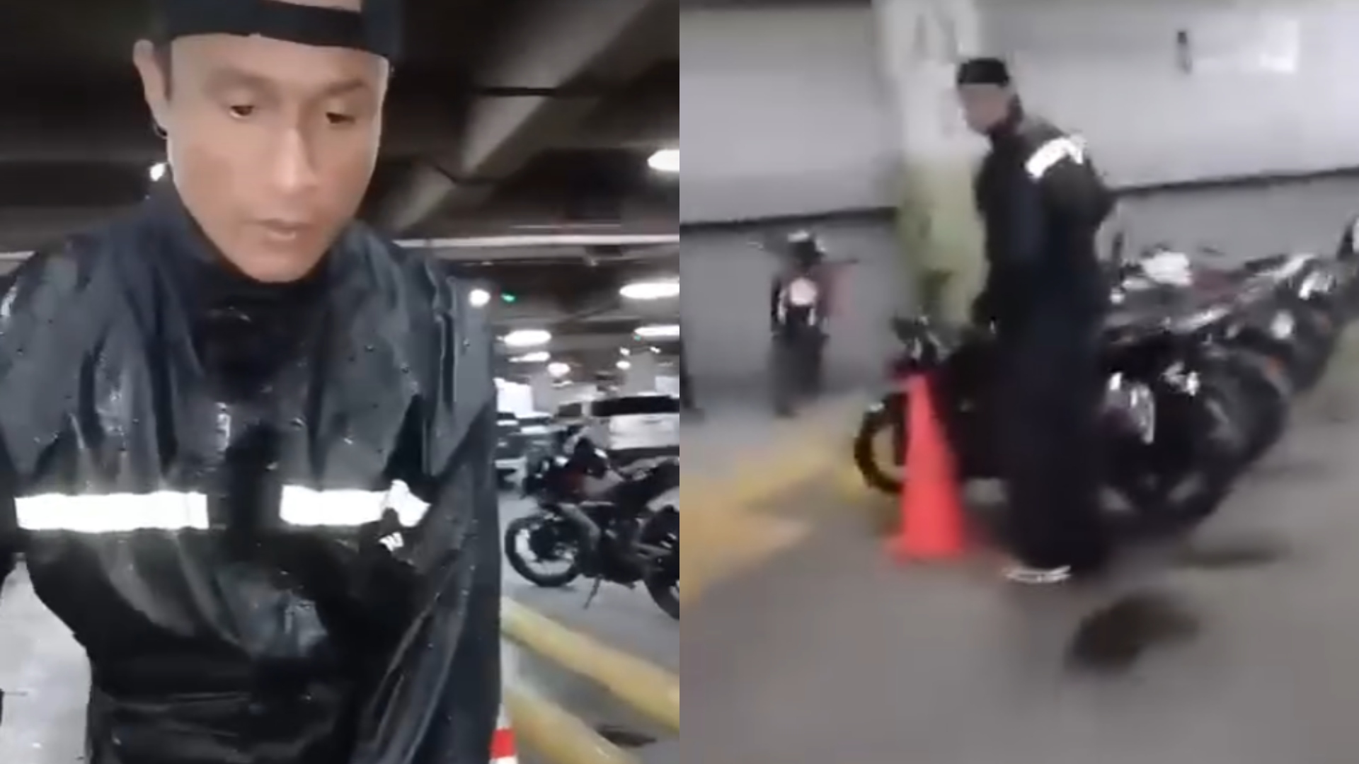 Ladrón de cascos en Tegucigalpa