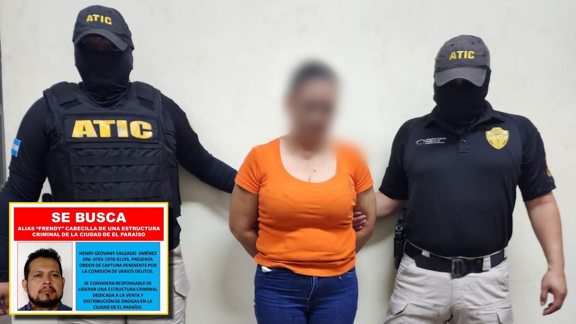 Capturan a mujer vinculada a el Frendy