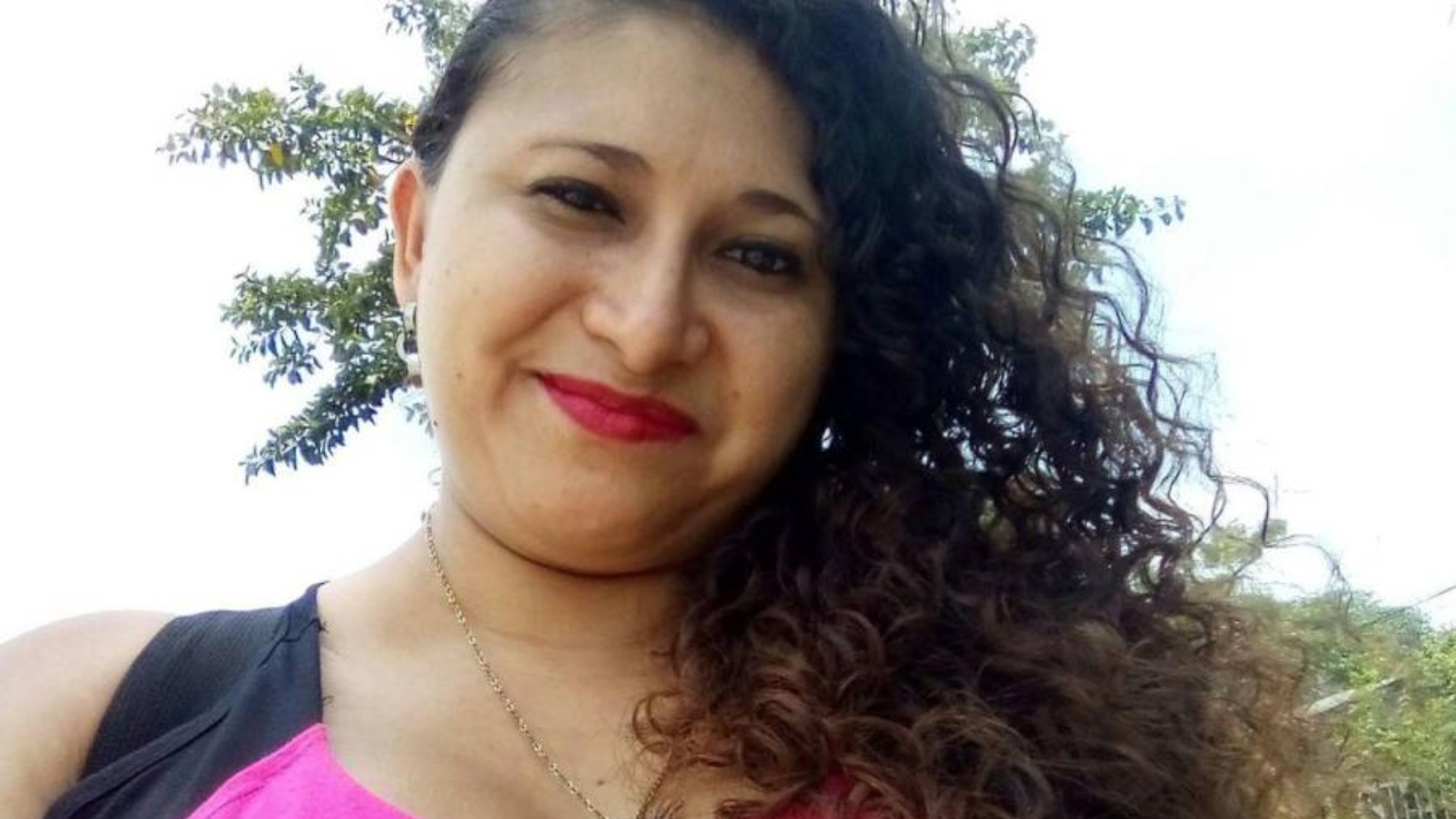Claudia González hondureña que falleció tras ser atropellada en San Pedro Sula