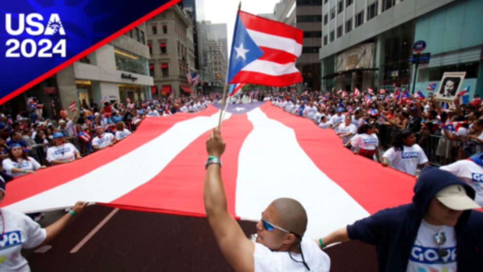 Latinos acuden a votar a las elecciones de EE.UU. 2024