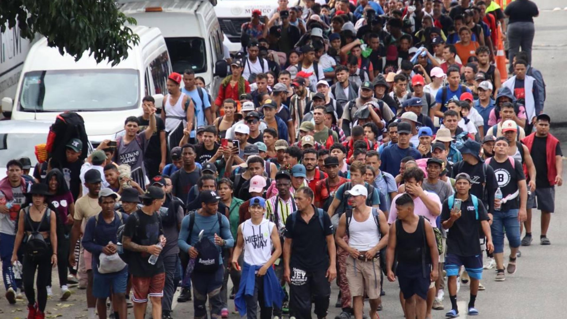 Caravana elecciones estado unidos
