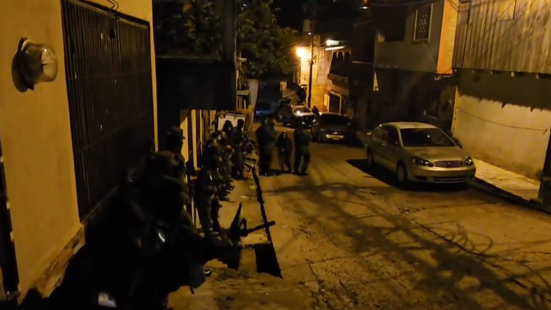 Enfrentamiento en La Laguna en Comayagüela