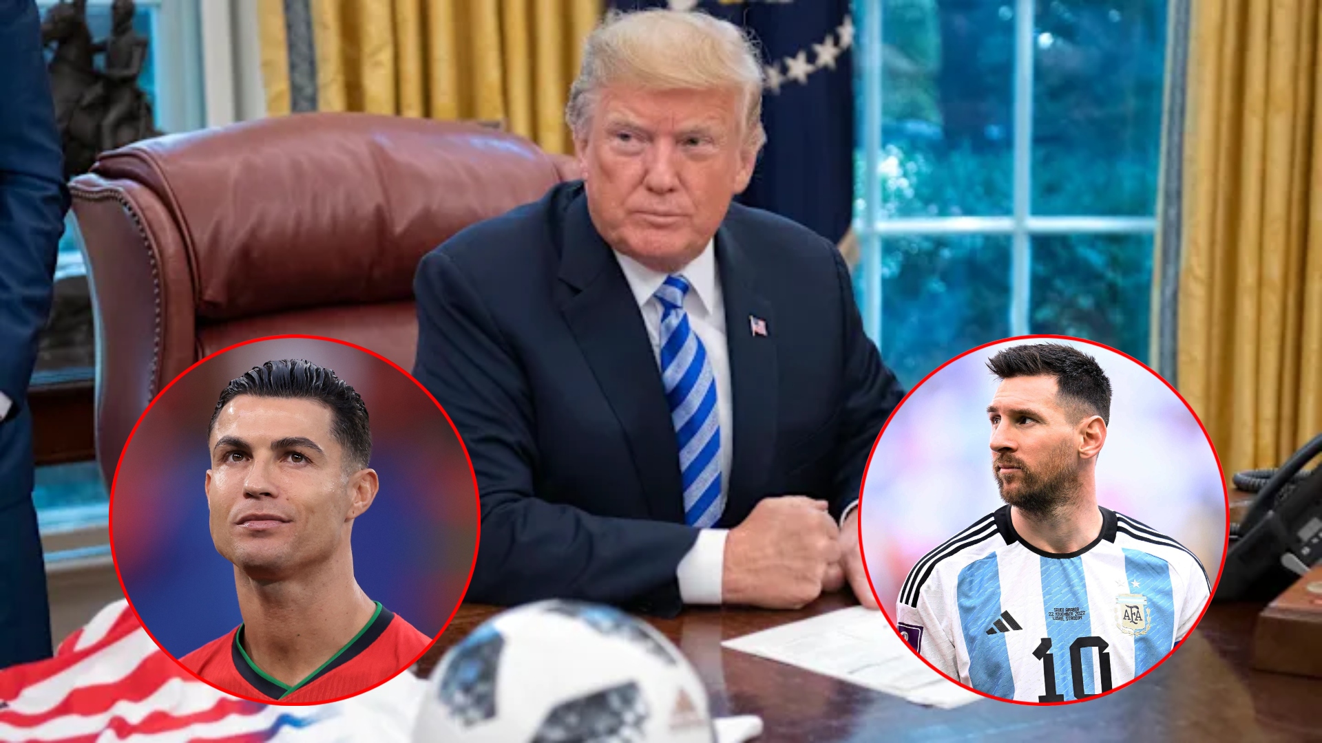Donald Trump señala quien es el mejor jugador del mundo ¿Messi o Cristiano?